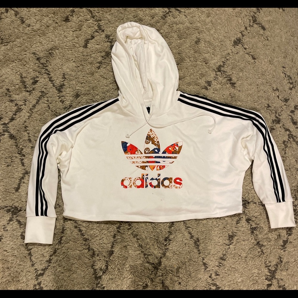 Adidas Cropped Hoodie